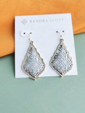 Kendra Scott Addie Earrings - Gold & Silver Filigree Mix